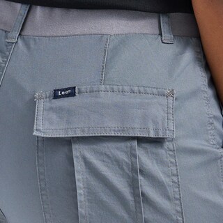 Foto 2 | Pantalón Capri Lee Ultra Lux Comfort Con Tecnología Flex-to-go, Gris '14 - Venta Internacional.