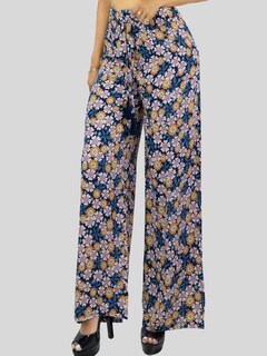 Foto 4 | Pantalones Relajados Para Mujer Panta-1006 Diseño D17 Unico Wide Legs De Cintura Alta