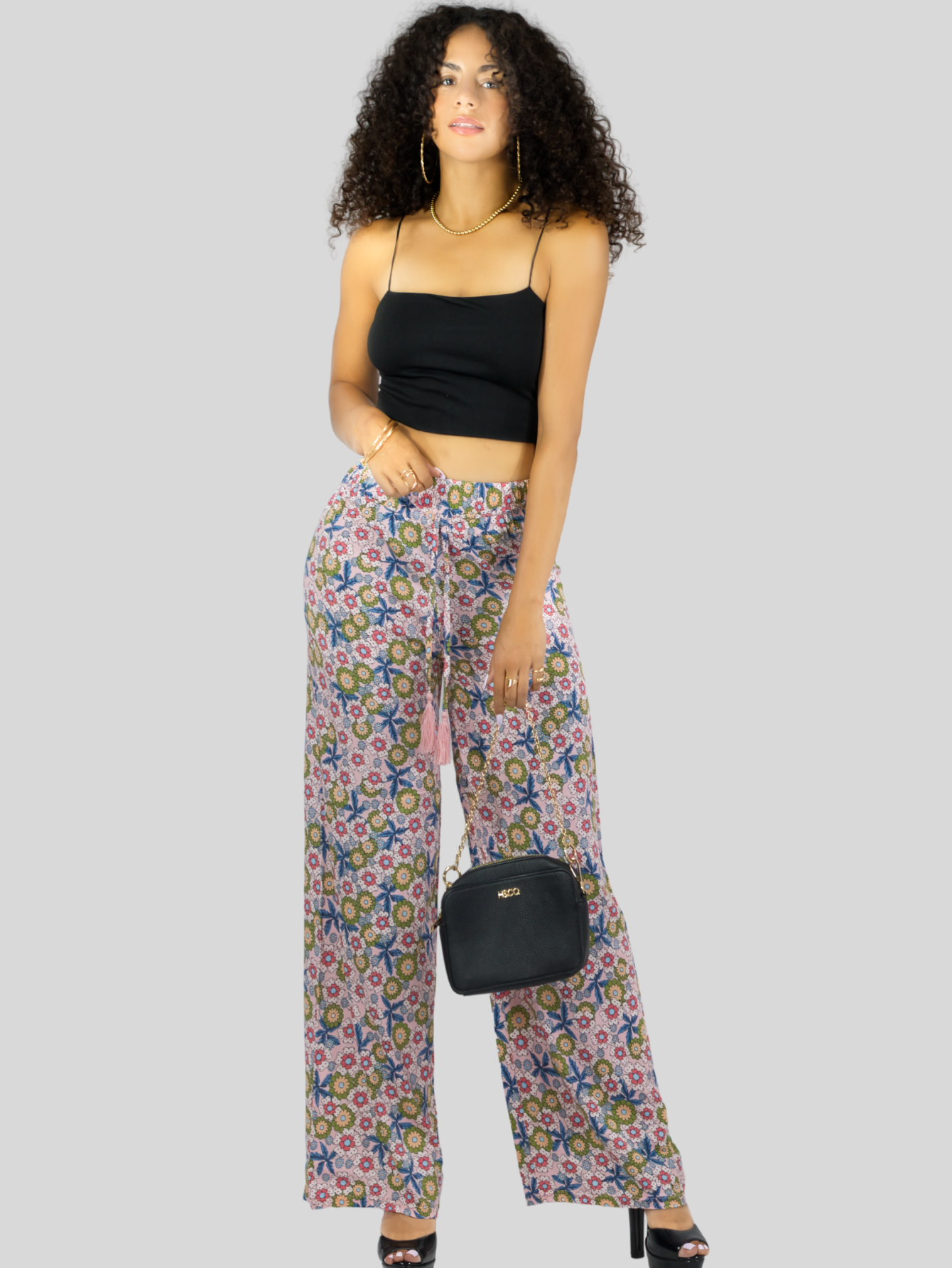 Foto 3 pulgar | Pantalones Relajados Para Mujer Panta-1006 Diseño D12 Unico Wide Legs De Cintura Alta