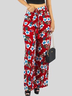 Foto 6 | Pantalones Relajados Para Mujer Panta-1006 Diseño D15 Unico Wide Legs De Cintura Alta