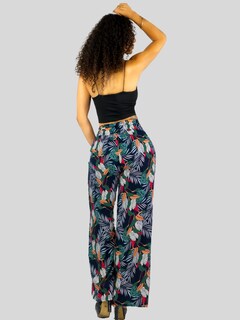 Foto 3 | Pantalones Relajados Para Mujer Panta-1006 Diseño D10 Unico Wide Legs De Cintura Alta