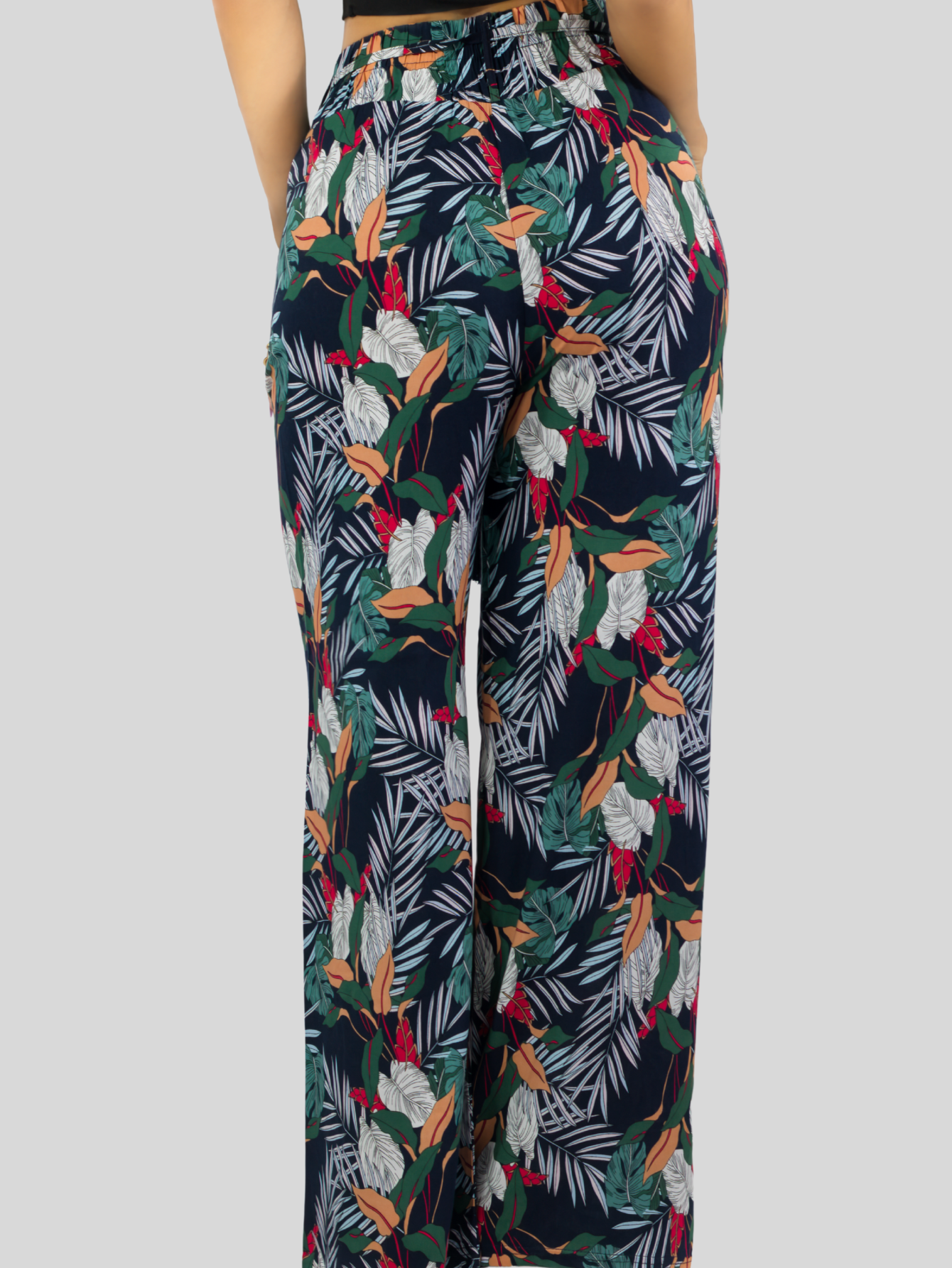 Foto 6 pulgar | Pantalones Relajados Para Mujer Panta-1006 Diseño D10 Unico Wide Legs De Cintura Alta