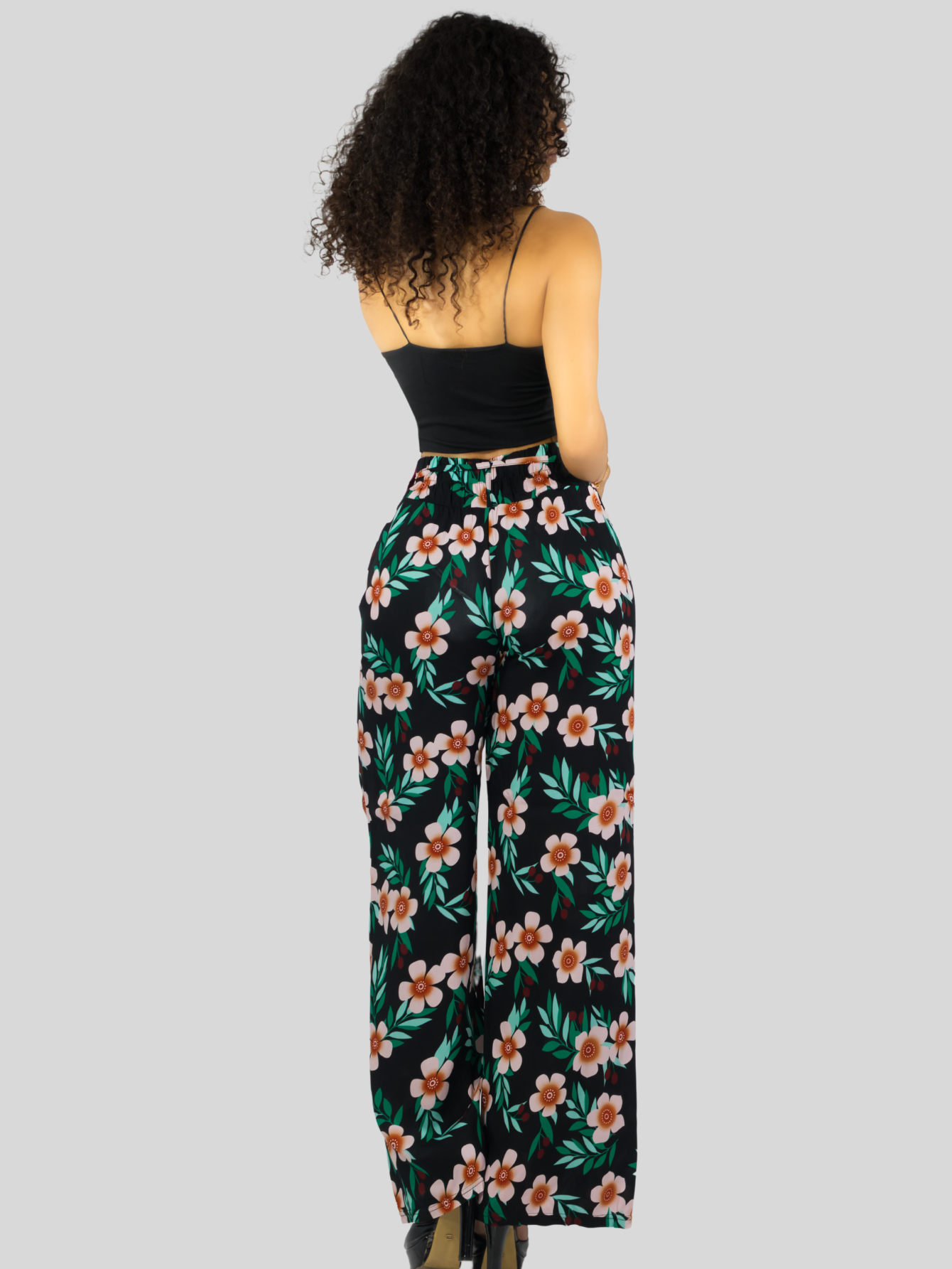 Foto 4 pulgar | Pantalones Relajados Para Mujer Panta-1006 Diseño D11 Unico Wide Legs De Cintura Alta