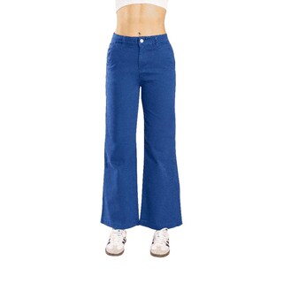 Foto 1 | Pantalon Wide Leg 9533 Azul