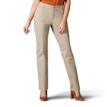 Pant Lee Para Mujer, Sin Arrugas, Corte Relajado, Pierna Recta, Lino - Venta Internacional.