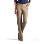 Pantalones Lee Para Mujer, Corte Holgado, Pierna Recta Para Todo El Día, Lino, 4 - Venta Internacional.