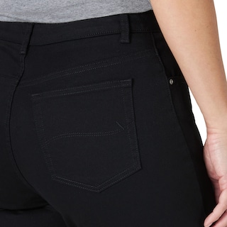 Foto 3 | Capri Jean Lee Para Mujer, Corte Holgado, Talla 18, Color Negro - Venta Internacional.