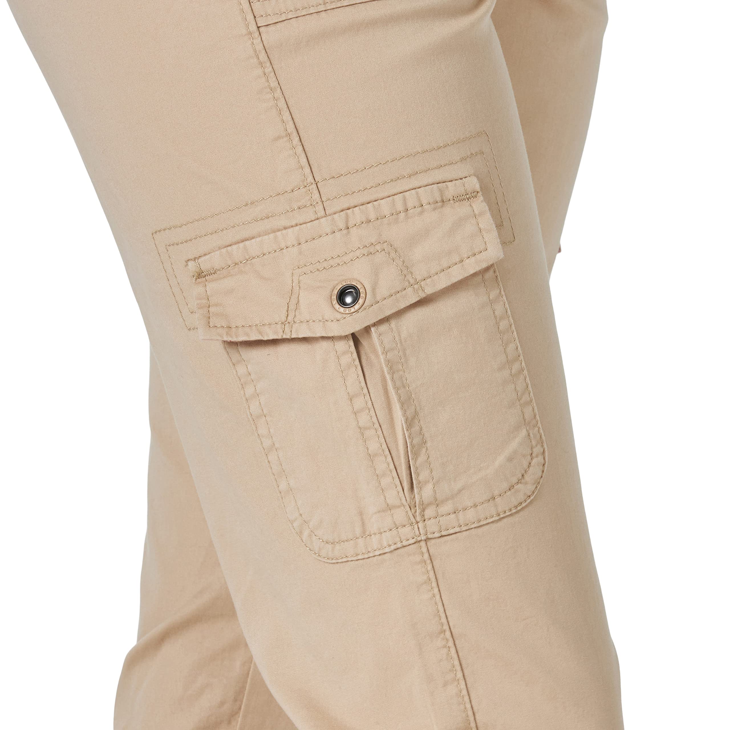 Foto 4 pulgar | Pantalón Capri Cargo Lee Austyn De Corte Holgado Para Mujer Café 8 - Venta Internacional.