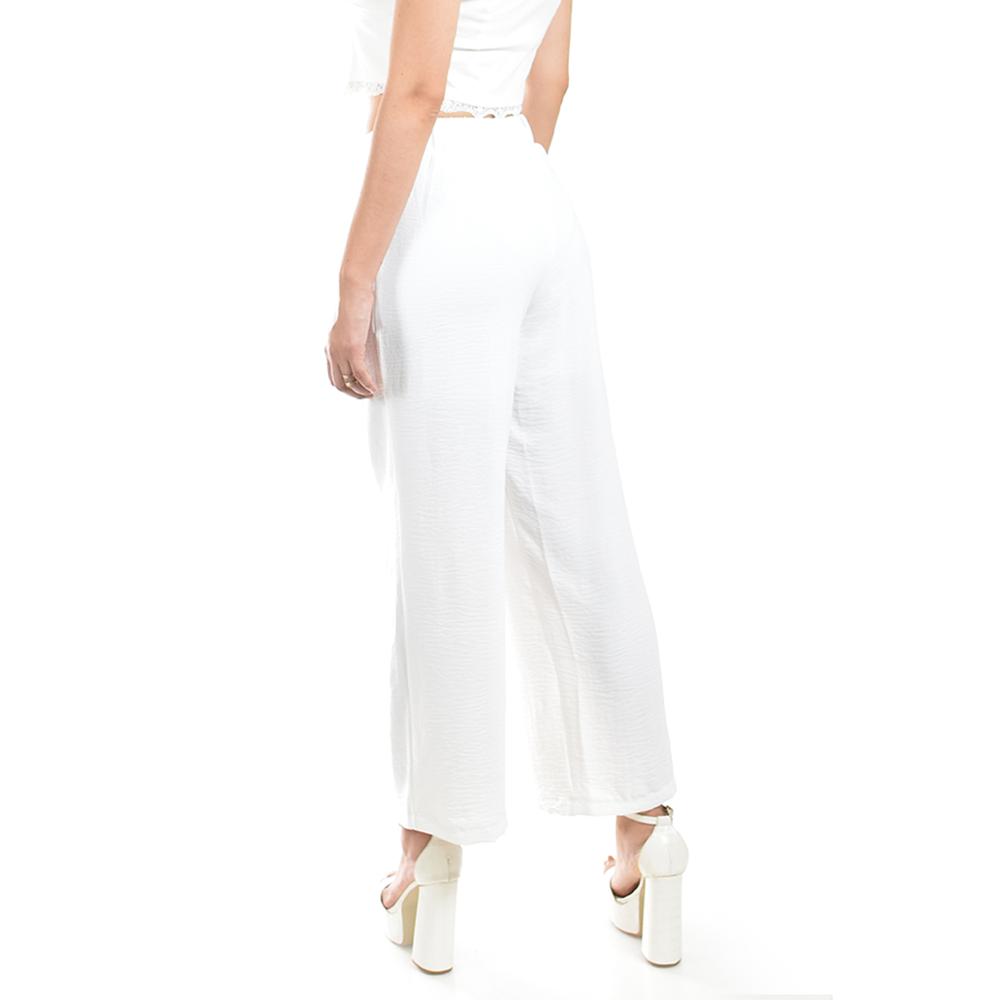 Foto 4 pulgar | Pantalon De Pierna Ancha Roman Fashion / Juvenil, 1982 (blanco) Blanco