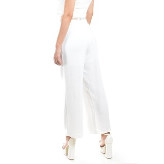 Foto 3 | Pantalon De Pierna Ancha Roman Fashion / Juvenil, 1982 (blanco) Blanco