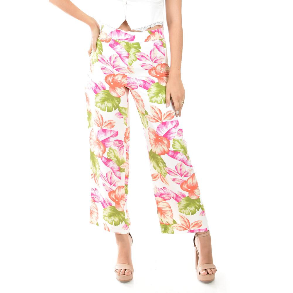 Pantalon Estampado Floral Roman Fashion /juvenil, 0535 (multicolor) Multicolor