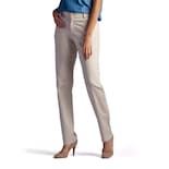 Pergamino Pant Lee Para Mujer, Corte Holgado, Pernera Recta Para Todo El Día - Venta Internacional.