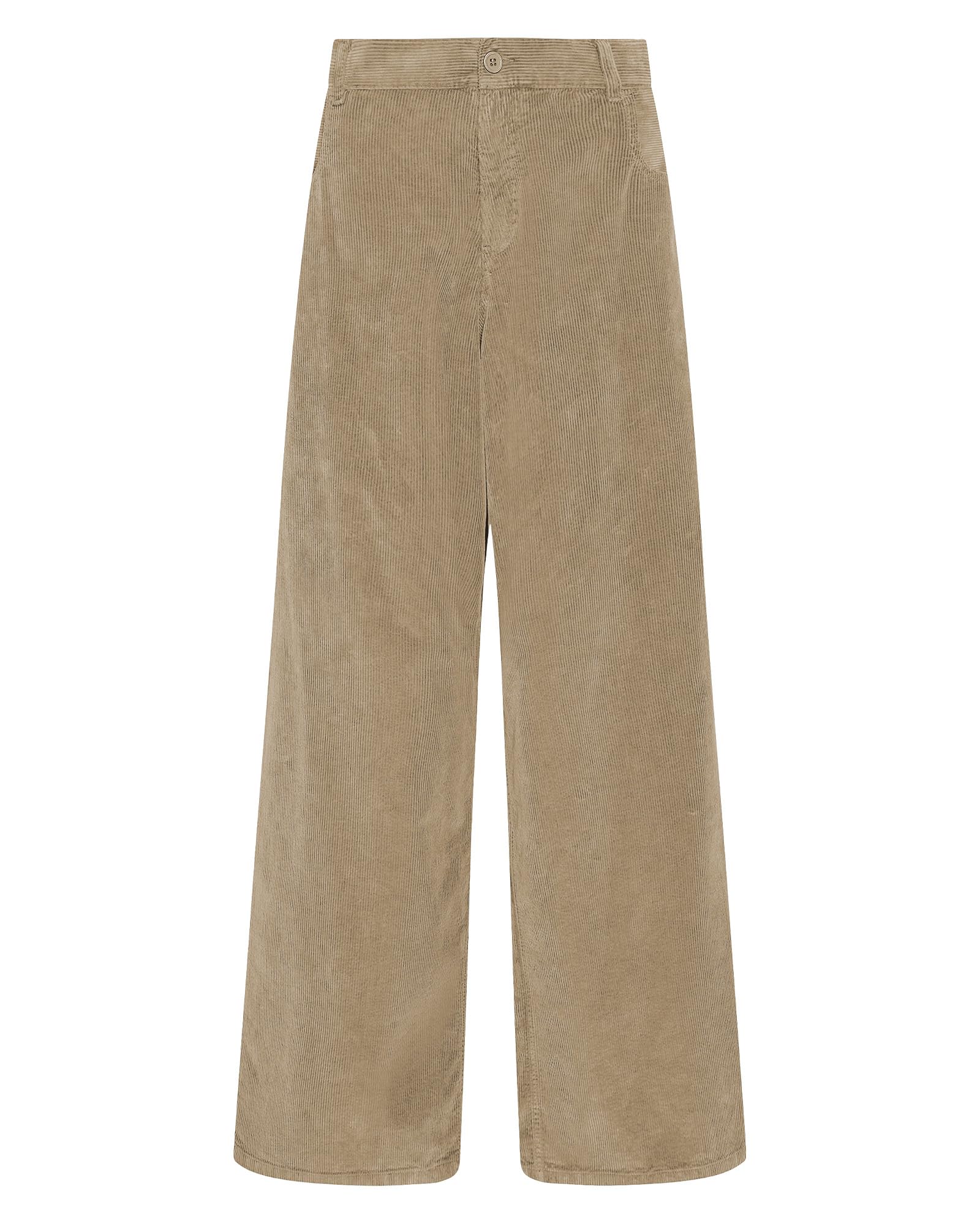 Pantalones Grapent De Pana Caqui, Pierna Ancha, Cintura Alta, Talla Xxl - Venta Internacional.