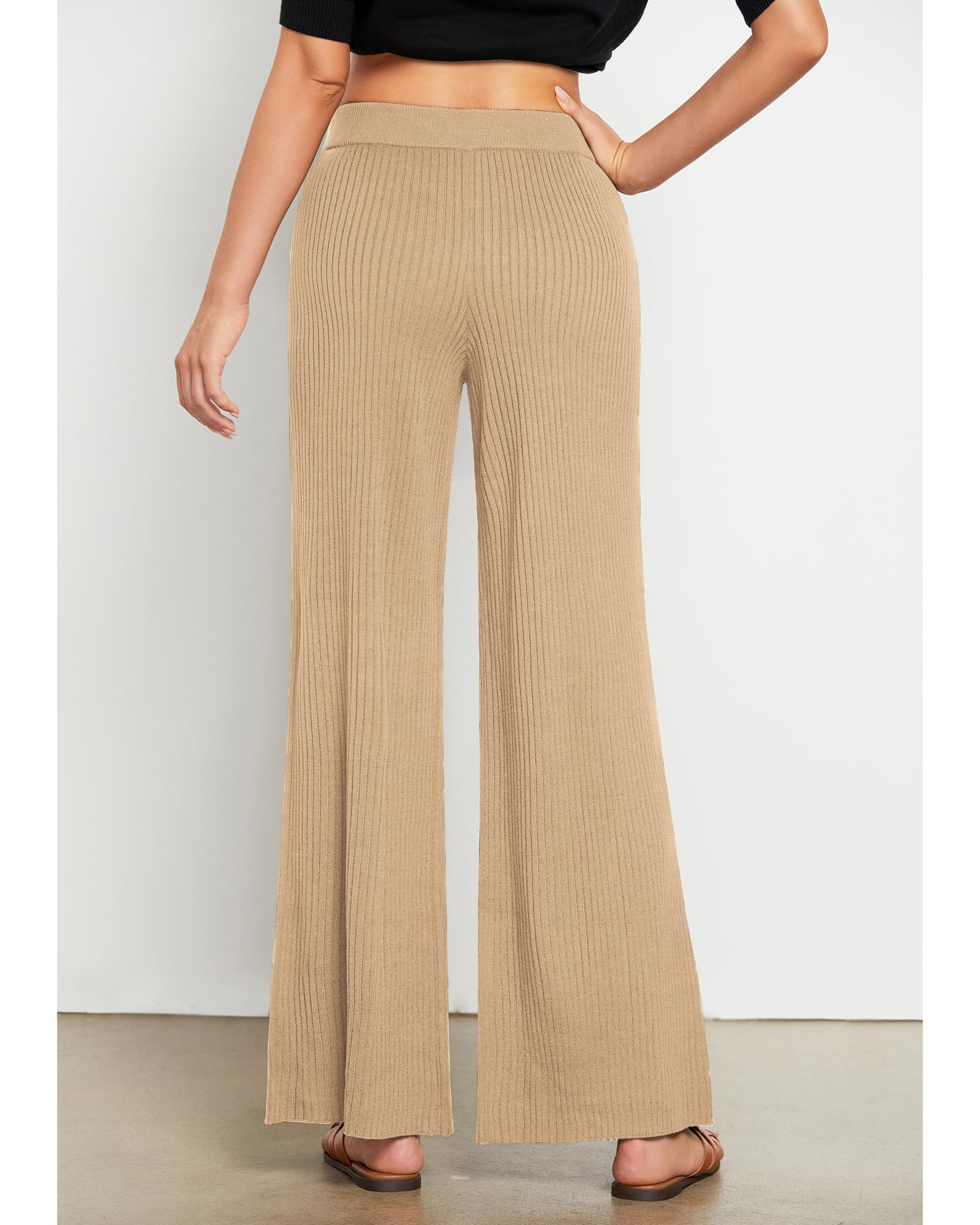 Foto 4 pulgar | Pantalones Holgados Grapent Para Mujer, Color Beige, Tallas 4-6, Acrílicos - Venta Internacional.