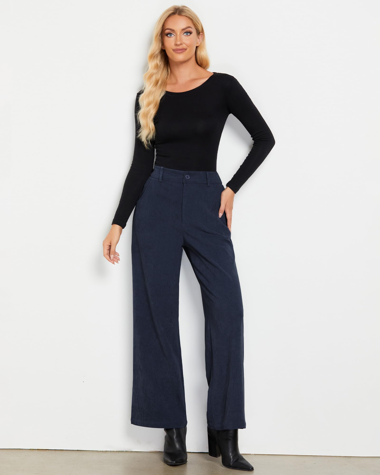 Foto 4 pulgar | Pantalones De Vestir Grapent Azul Marino Talla Xxl Para Mujer - Venta Internacional.