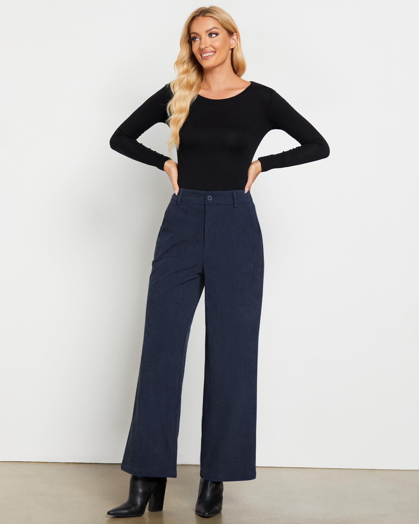 Foto 5 pulgar | Pantalones De Vestir Grapent Azul Marino Talla Xxl Para Mujer - Venta Internacional.