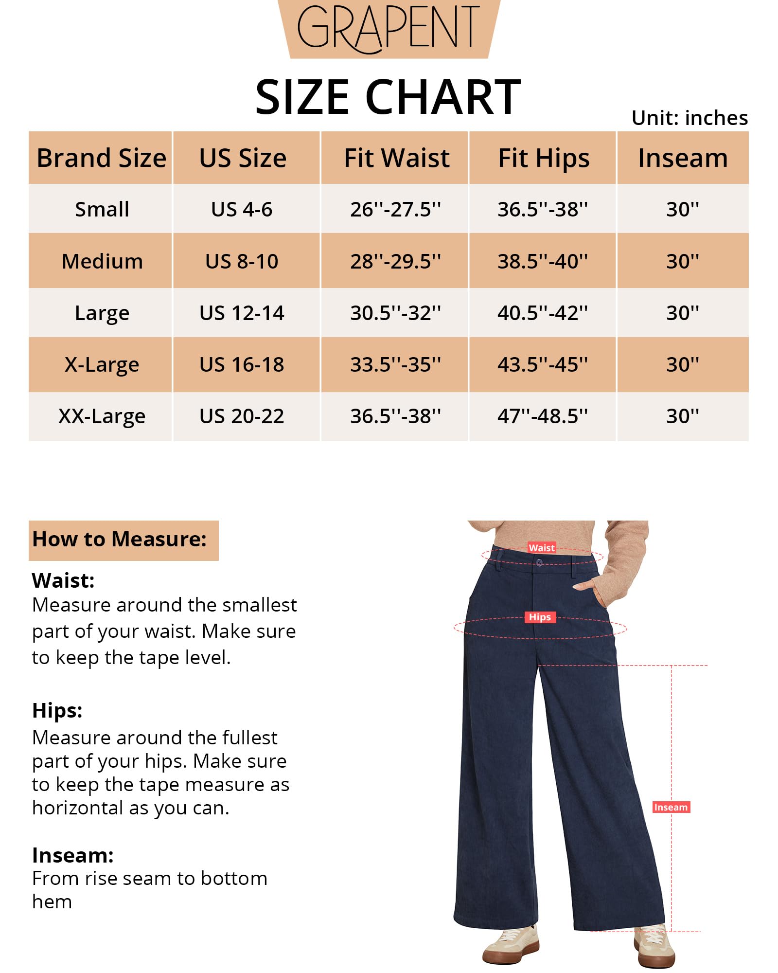Foto 6 pulgar | Pantalones De Vestir Grapent Azul Marino Talla Xxl Para Mujer - Venta Internacional.
