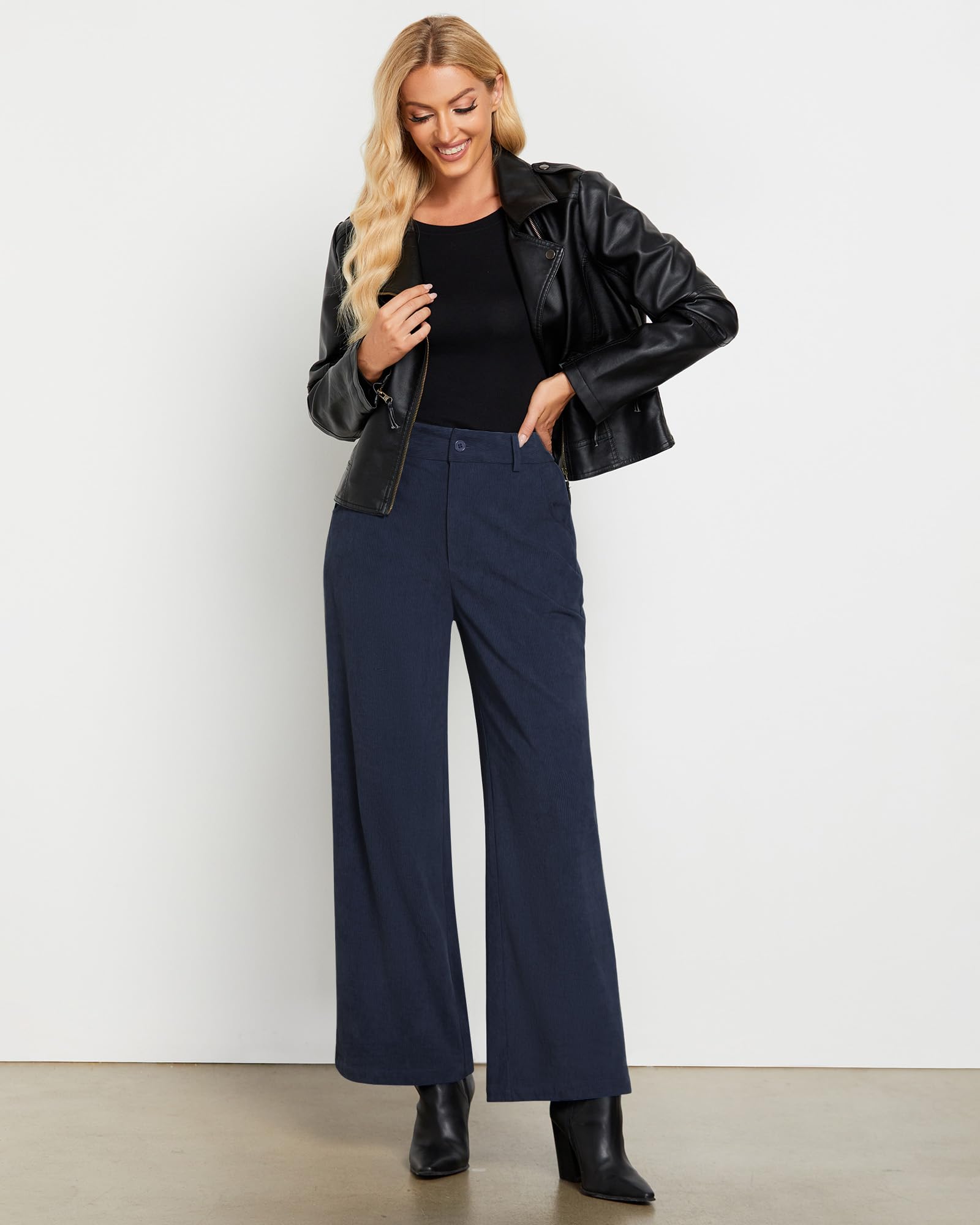 Foto 8 pulgar | Pantalones De Vestir Grapent Azul Marino Talla Xxl Para Mujer - Venta Internacional.