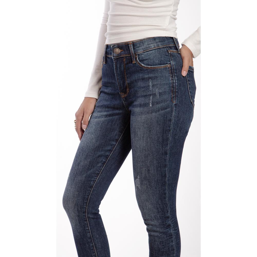 Foto 5 | Pantalón High Rise Skinny Mujer Balam Bl7189 Azul Oscuro