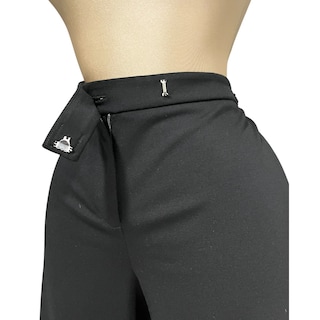 Foto 4 | Pantalón Negro Basico Mussi