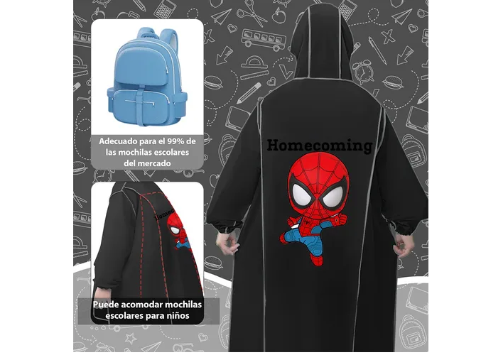 Foto 4 pulgar | Xtellar Gabardina Impermeable Portátil Ultraligera, Resguarda De La Lluvia En Estilo