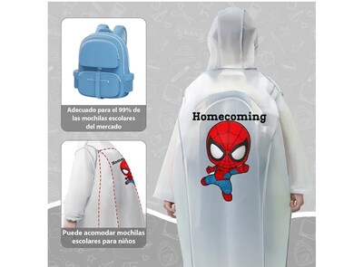 Foto 3 | Xtellar Gabardina Impermeable Portátil Ultraligera, Resguarda De La Lluvia En Estilo