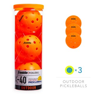 Foto 2 | Pelotas De Pickleball Franklin Sports X-40, 74 Mm, 26 G, Paquete De 3 - Venta Internacional.