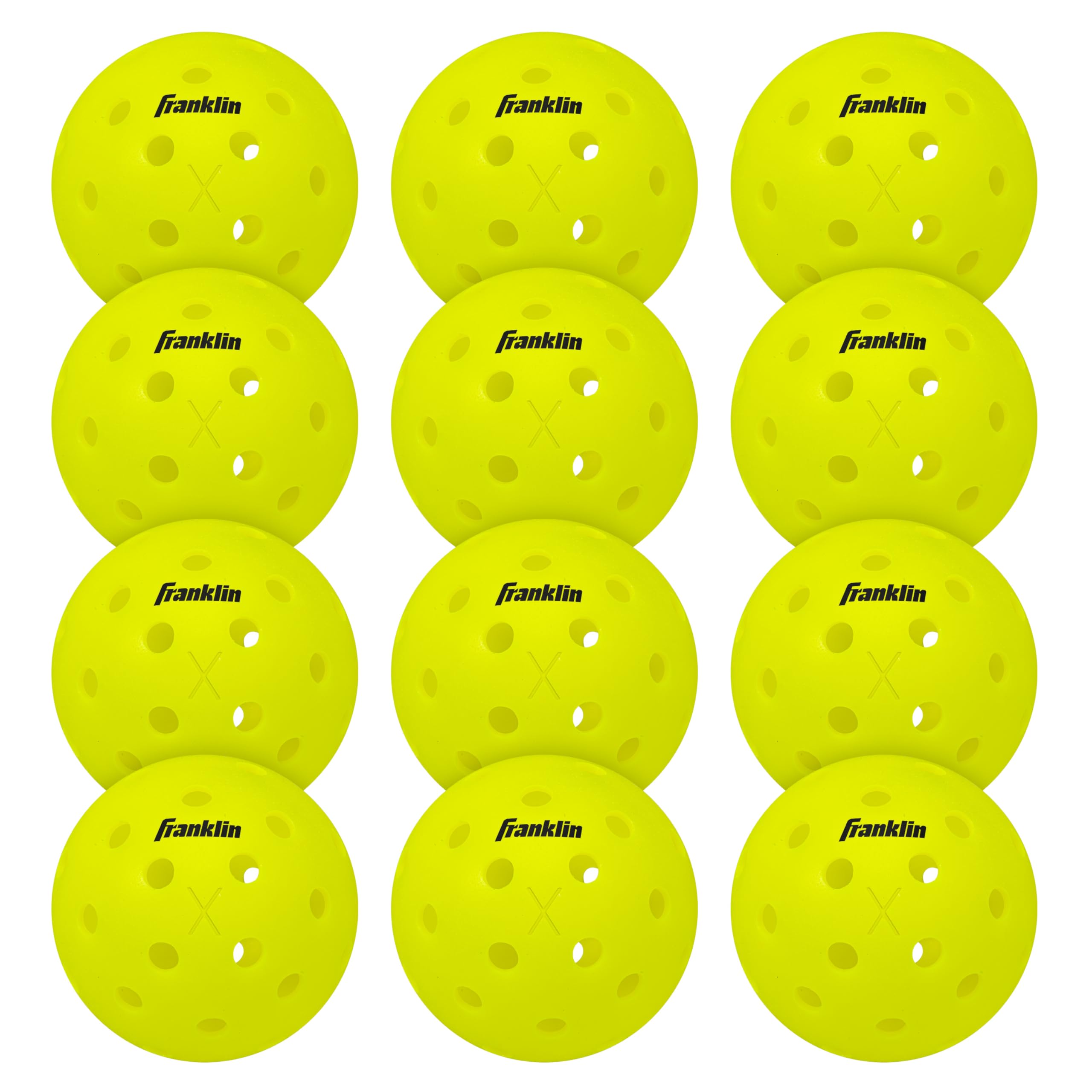Foto 2 pulgar | Pelotas De Pickleball Franklin Sports X-40, Paquete De 12 Unidades, Para Exteriores - Venta Internacional.