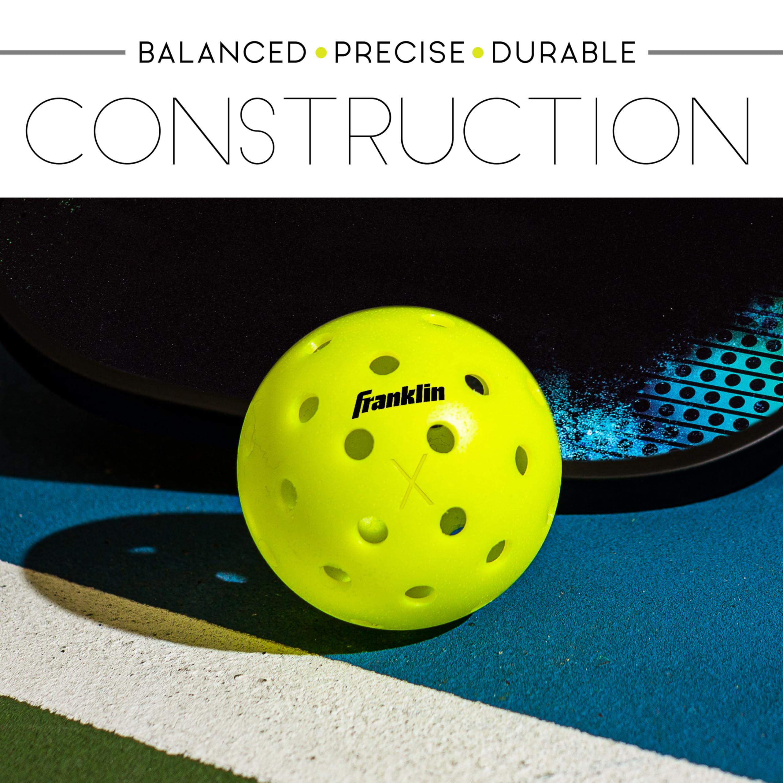 Foto 7 pulgar | Pelotas De Pickleball Franklin Sports X-40, Paquete De 12 Unidades, Para Exteriores - Venta Internacional.