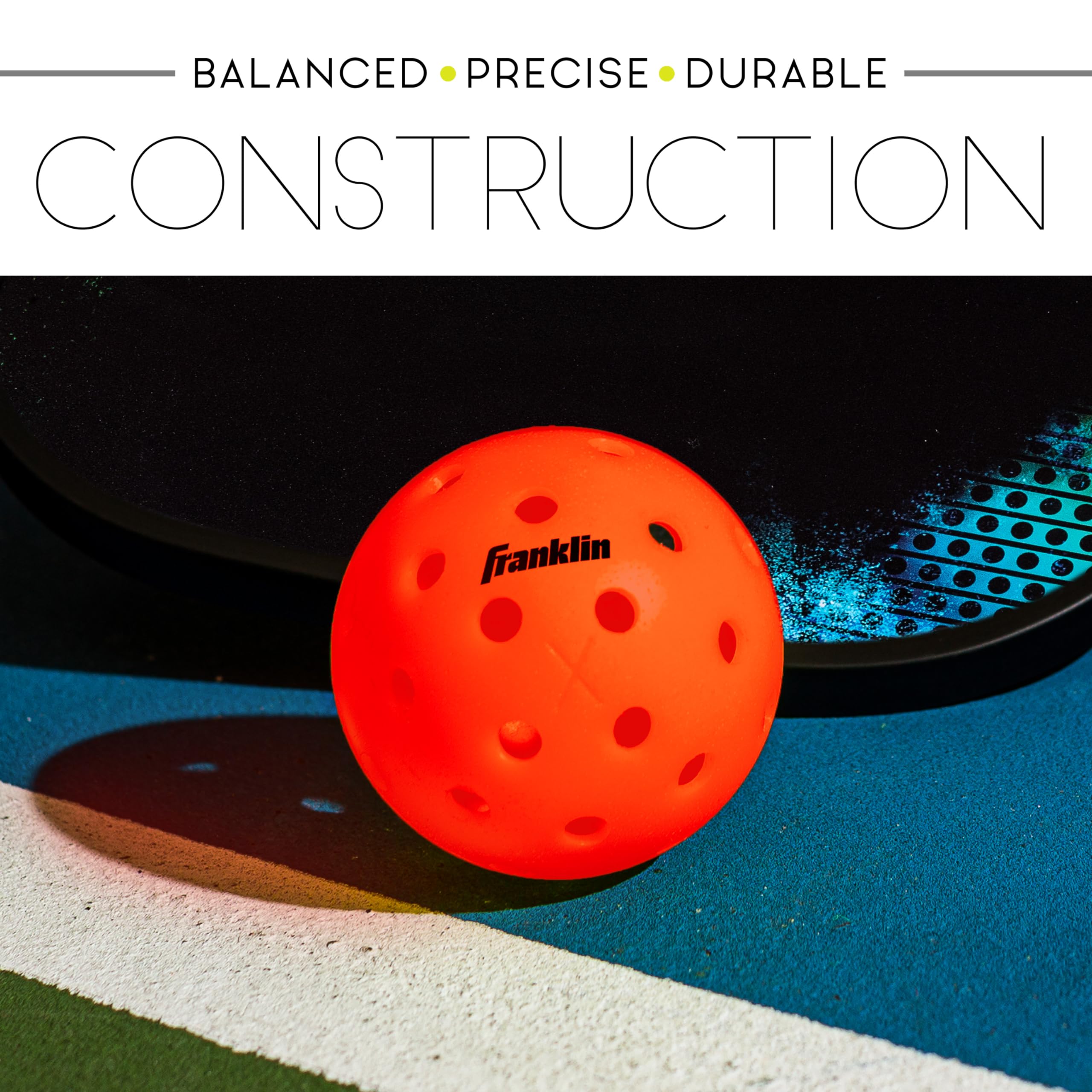Foto 5 | Pelotas De Pickleball Franklin Sports X-40, 74 Mm, 26 G, Paquete De 3 - Venta Internacional.