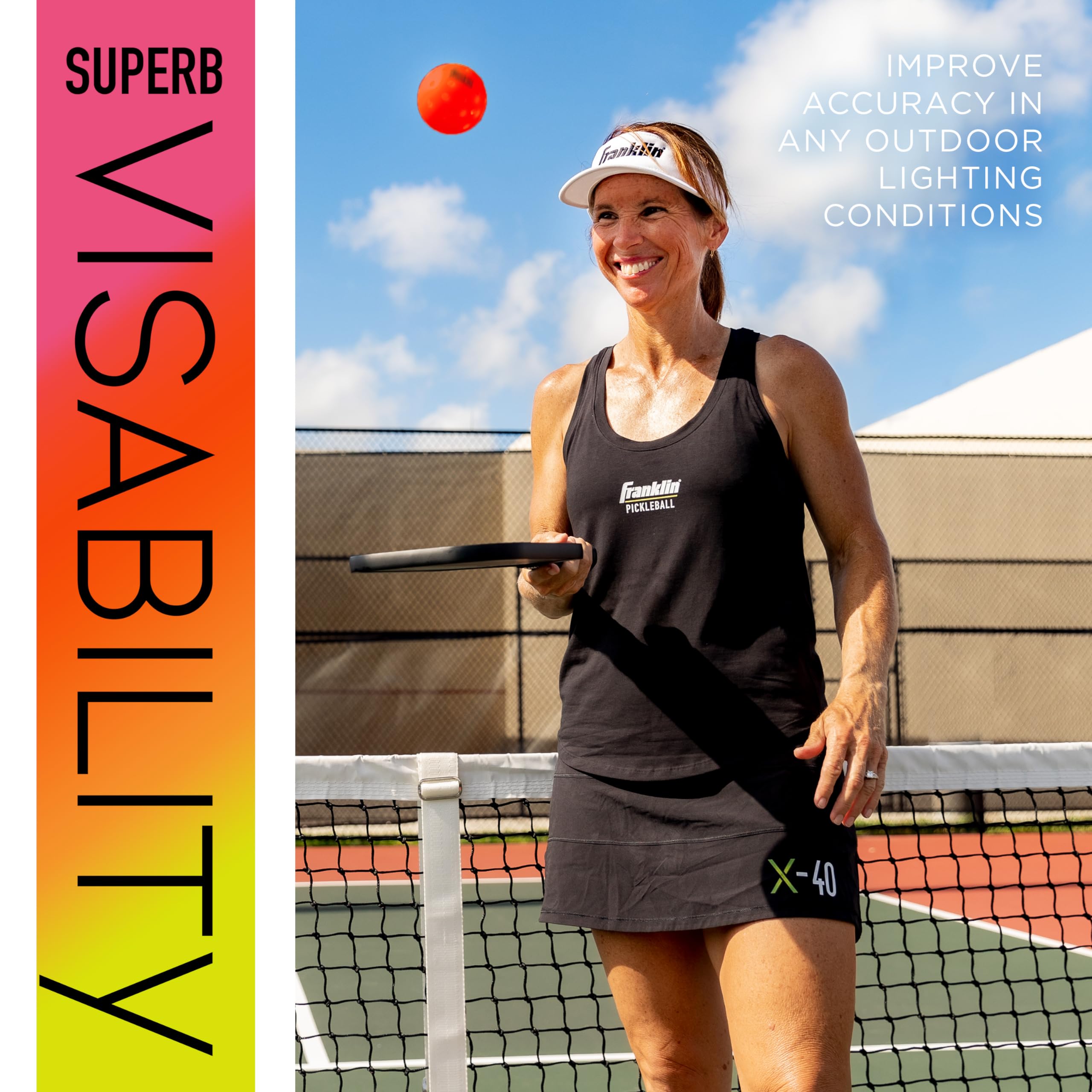 Foto 6 | Pelotas De Pickleball Franklin Sports X-40, 74 Mm, 26 G, Paquete De 3 - Venta Internacional.