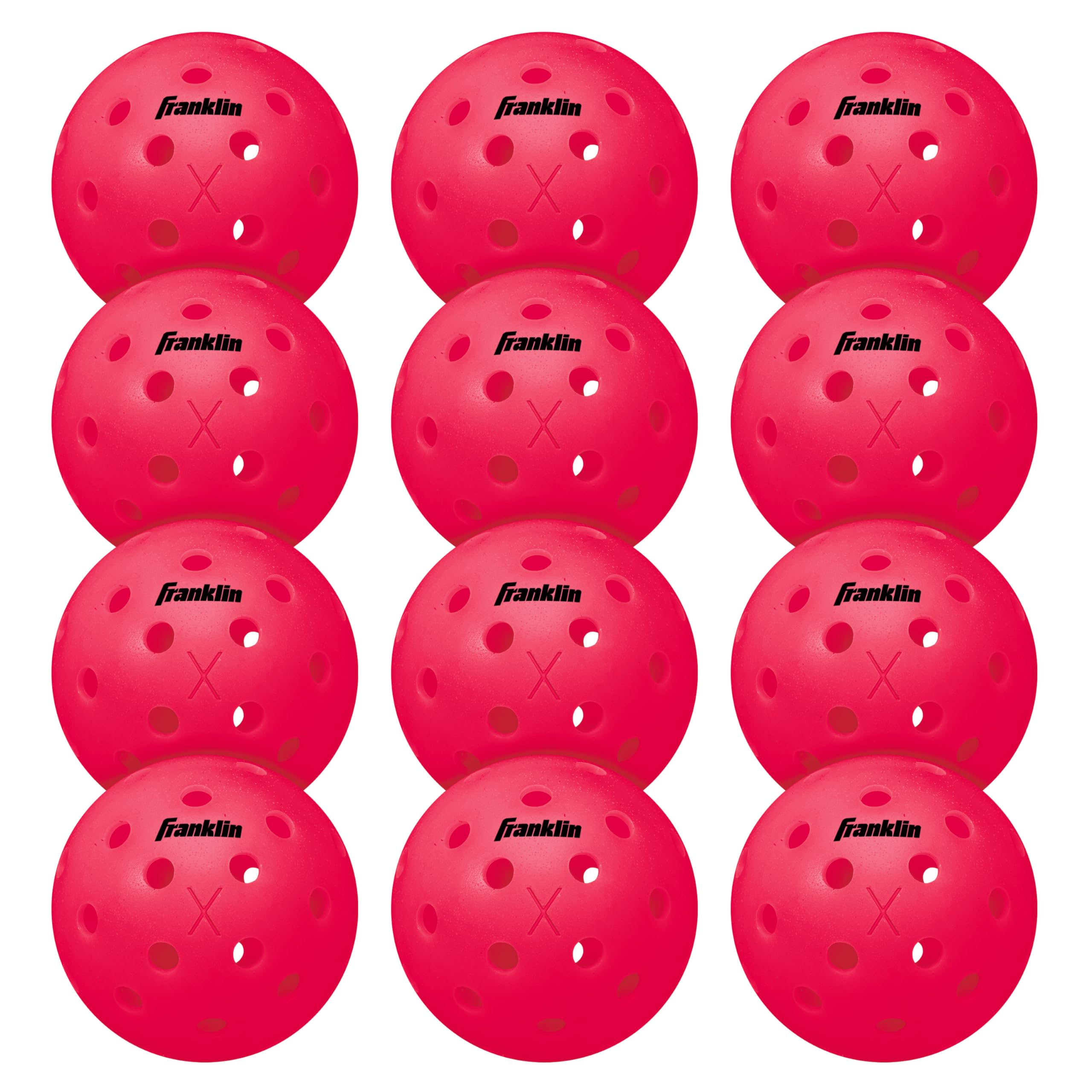 Foto 2 pulgar | Pelotas De Pickleball Franklin Sports X-40, Paquete De 12 Unidades, Para Exteriores - Venta Internacional.