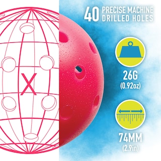 Foto 3 | Pelotas De Pickleball Franklin Sports X-40, Paquete De 12 Unidades, Para Exteriores - Venta Internacional.