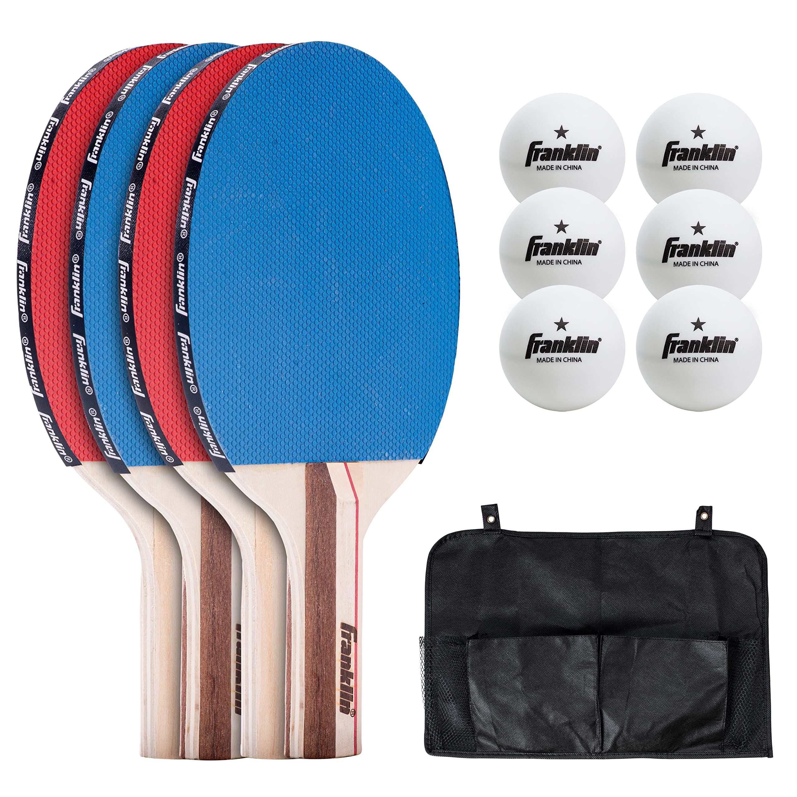 Foto 2 pulgar | Set De Tenis De Mesa Franklin Sports Para 4 Jugadores Con Pala Y Pelota - Venta Internacional.