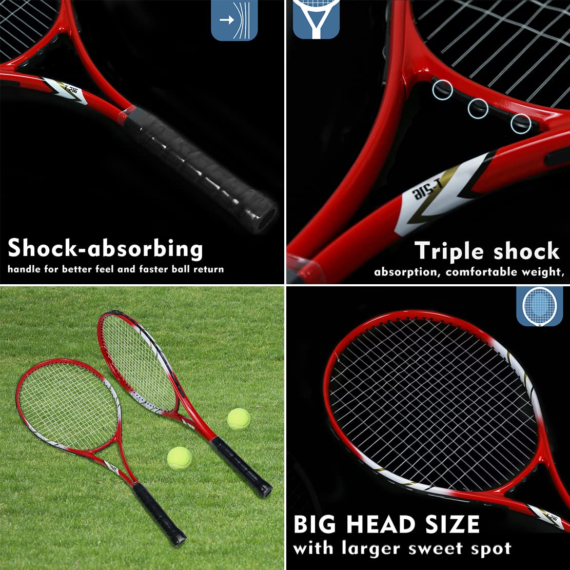 Foto 6 pulgar | Raquetas De Tenis Layway Recreational Para 2 Jugadores Con Accesorios - Venta Internacional.