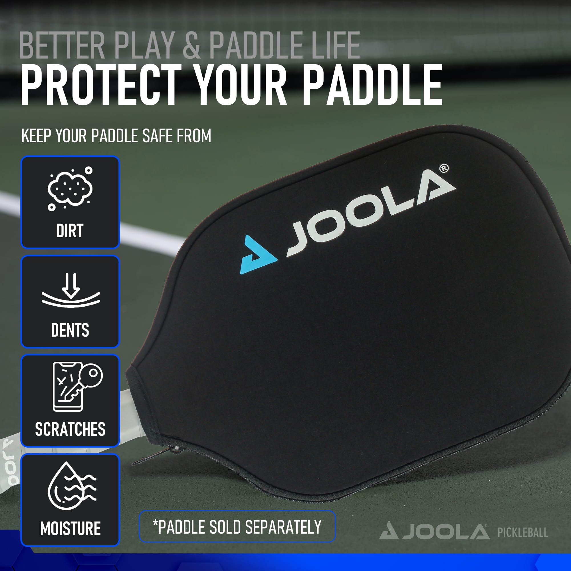 Foto 5 pulgar | Funda De Neopreno Universal Para Pala De Pickleball Joola - Venta Internacional.