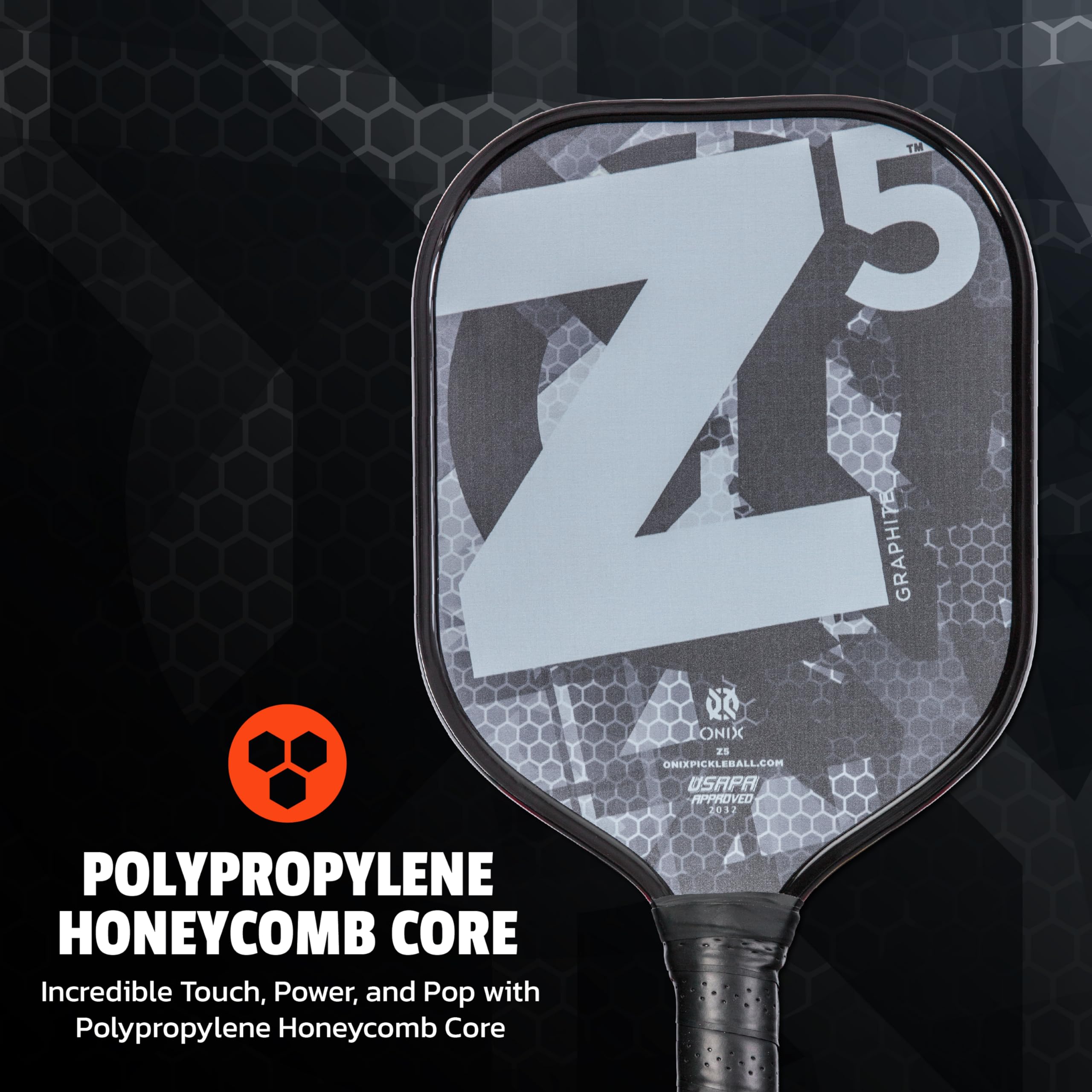 Foto 3 pulgar | Pickleball Paddle Onix Graphite Mod Z5 En Fibra De Carbono - Venta Internacional.