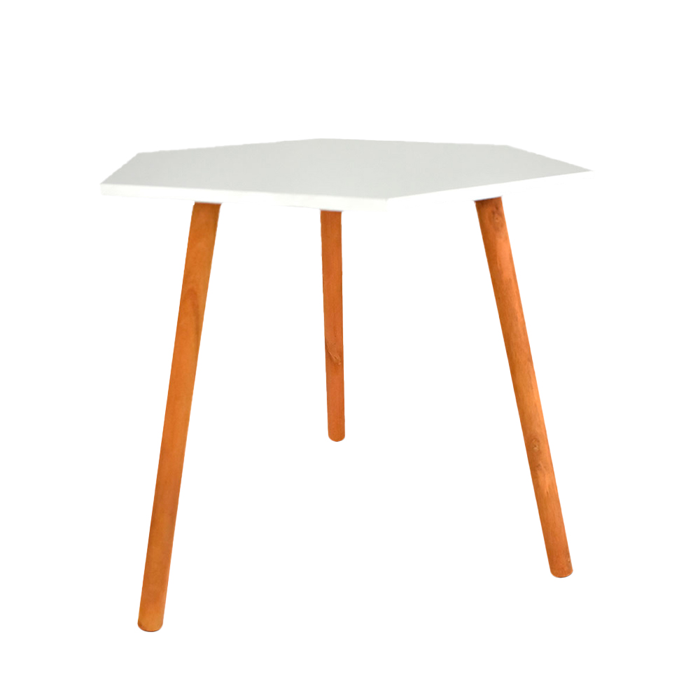 Mesa Inkanto Hexagonal Blanca