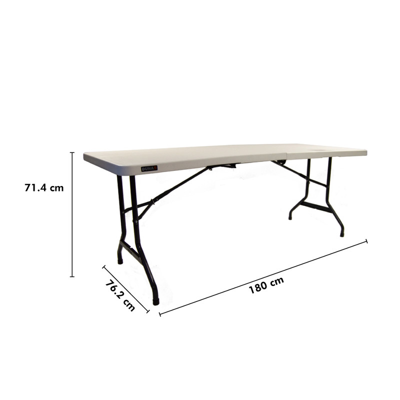 Foto 5 | Mesa Plegable Blanca Tipo Portafolio Verona 1.80 Duna