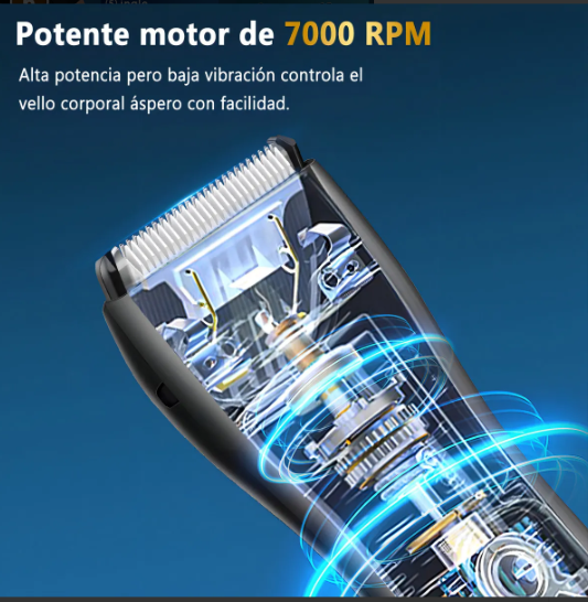Foto 4 pulgar | Rasuradora Eléctrica Barba Zona Íntima Afeitadora Maquina Para Cortar Cabello Pelo Cuerpo Entero Corporal Impe