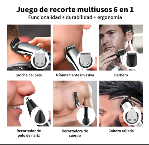 Foto 4 | Rasuradora Eléctrica Barba Zona Íntima Afeitadora Maquina Para Cortar Cabello Pelo Cuerpo Entero Corporal Impe