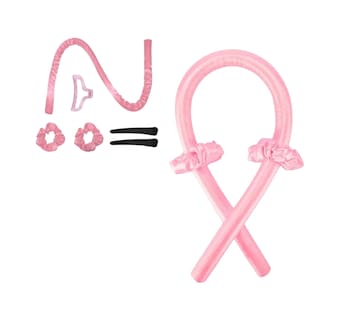 Foto 1 | Tubo Curly Ondas en Cabello sin Calor + 2 Scrunchies Belug Rosa