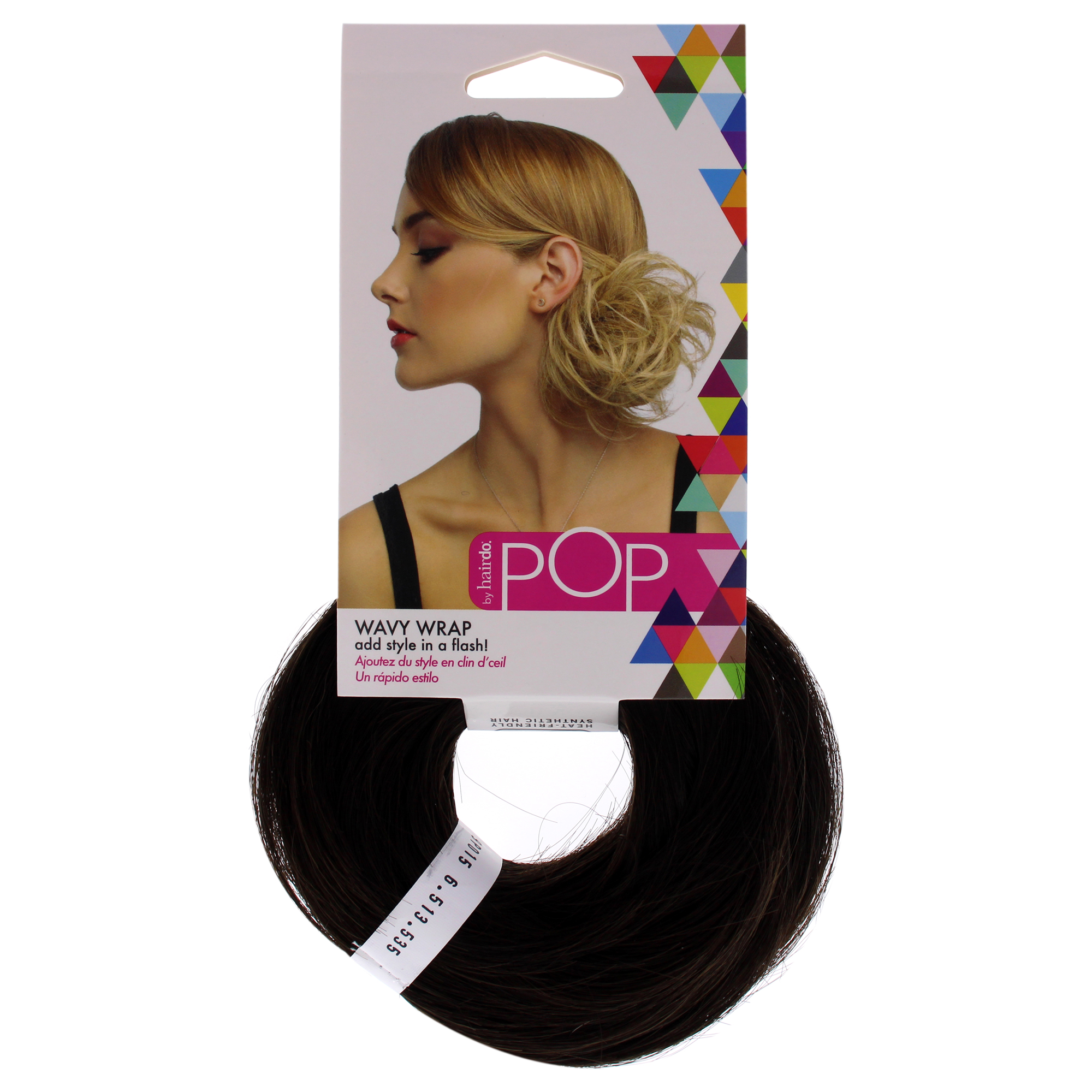 Foto 2 pulgar | Hair Wrap Hairdo Pop Wavy Wrap R6 Para Mujer, Color Chocolate Oscuro - Venta Internacional.