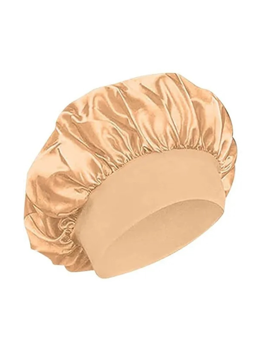 Foto 4 | Gorro Para Dormir De Satín Curly 2pzas + Gratis Termo Güish De Regalo