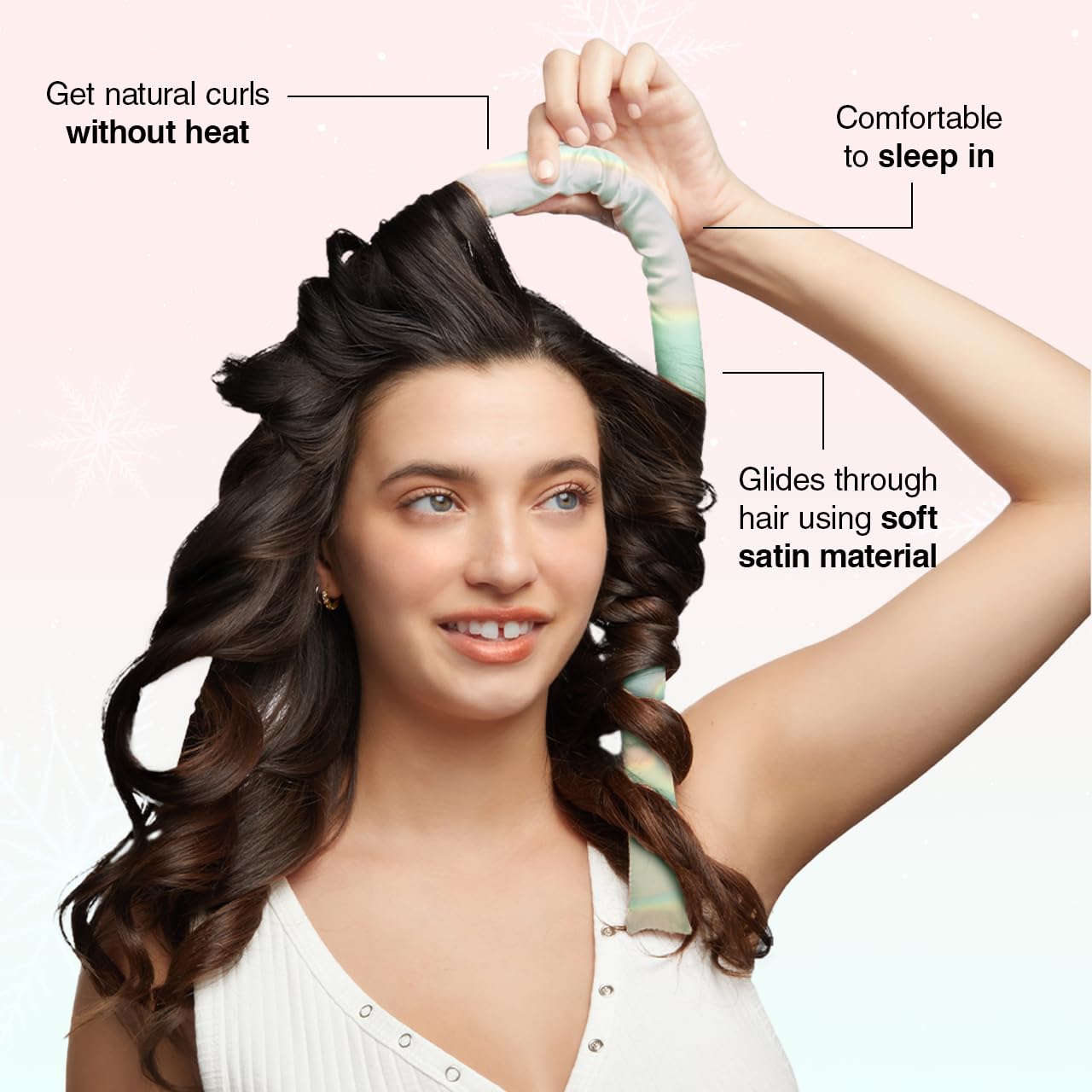 Foto 7 pulgar | Set De Peinado Kitsch Holiday Hair Hero Xl Satin Heatless - Venta Internacional.