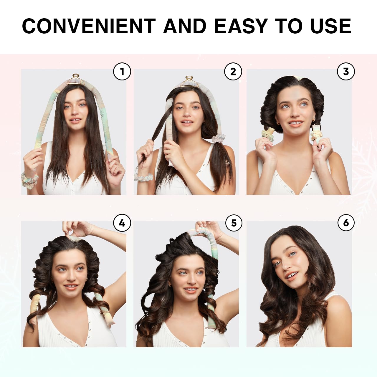 Foto 8 pulgar | Set De Peinado Kitsch Holiday Hair Hero Xl Satin Heatless - Venta Internacional.