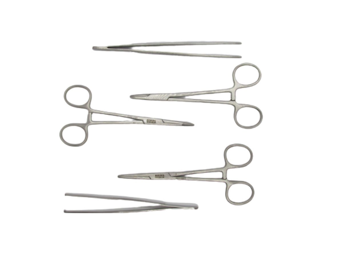 Foto 4 pulgar | Set Sutura Instrumental Médico 5 Piezas Hergom Premium