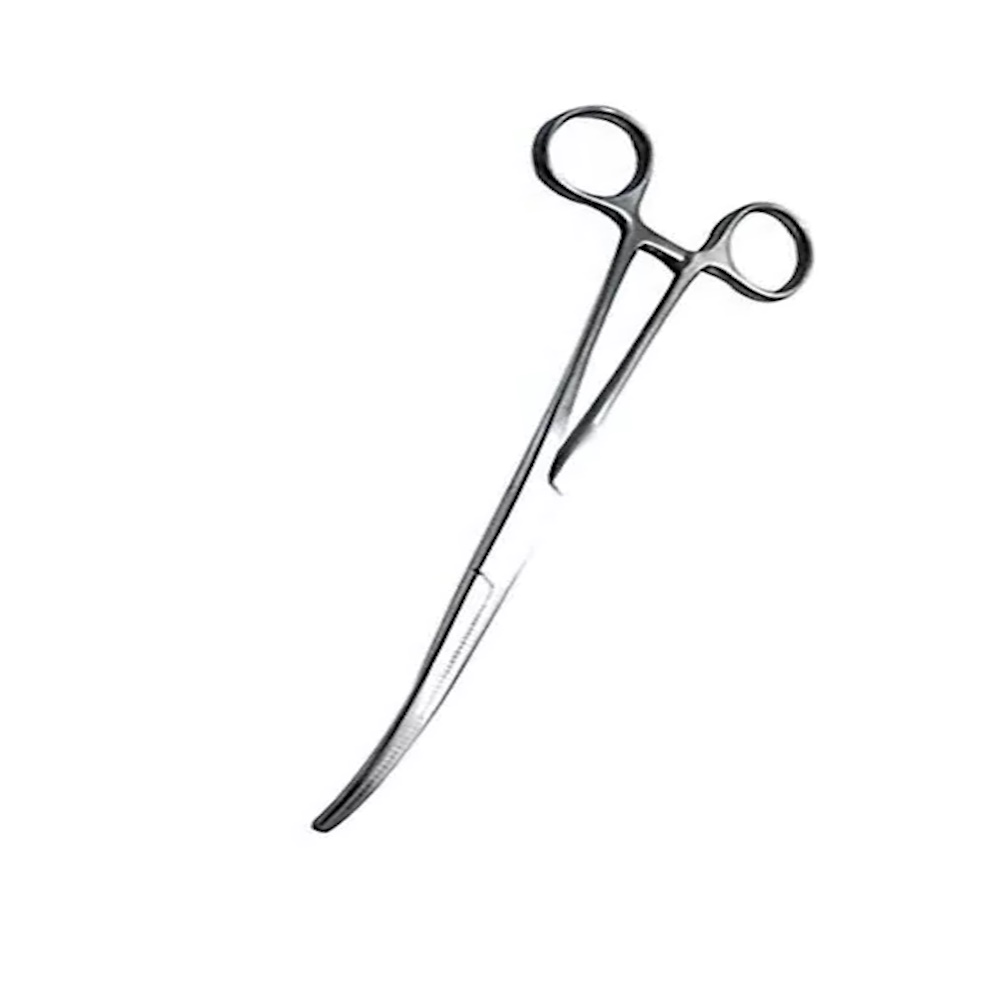 Foto 4 pulgar | Pinza Rochester Pean Curva 18 cm Hergom Silvery