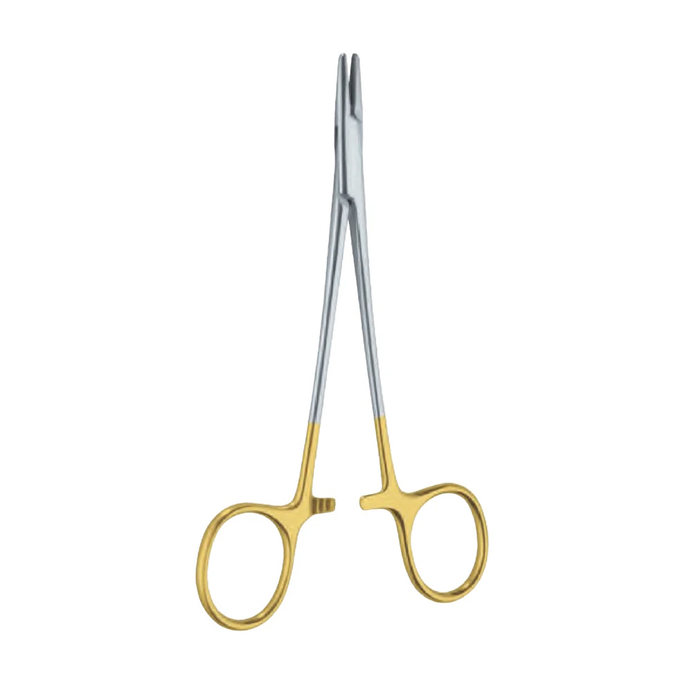 Foto 2 pulgar | Porta Agujas Mayo Hegar 18cm Gold Médico Hergom Premium