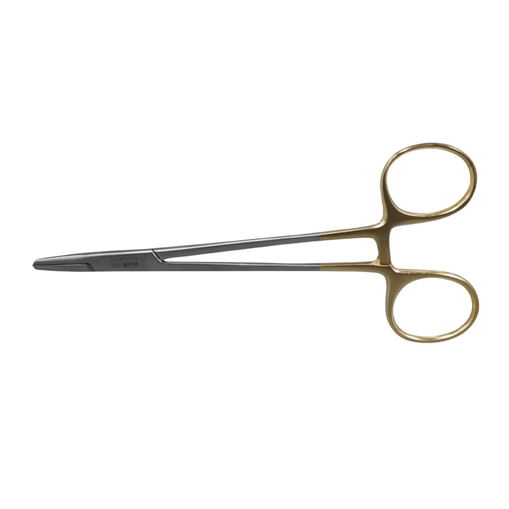 Foto 3 pulgar | Porta Agujas Mayo Hegar 18cm Gold Médico Hergom Premium
